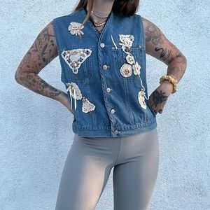 90’s denim vest